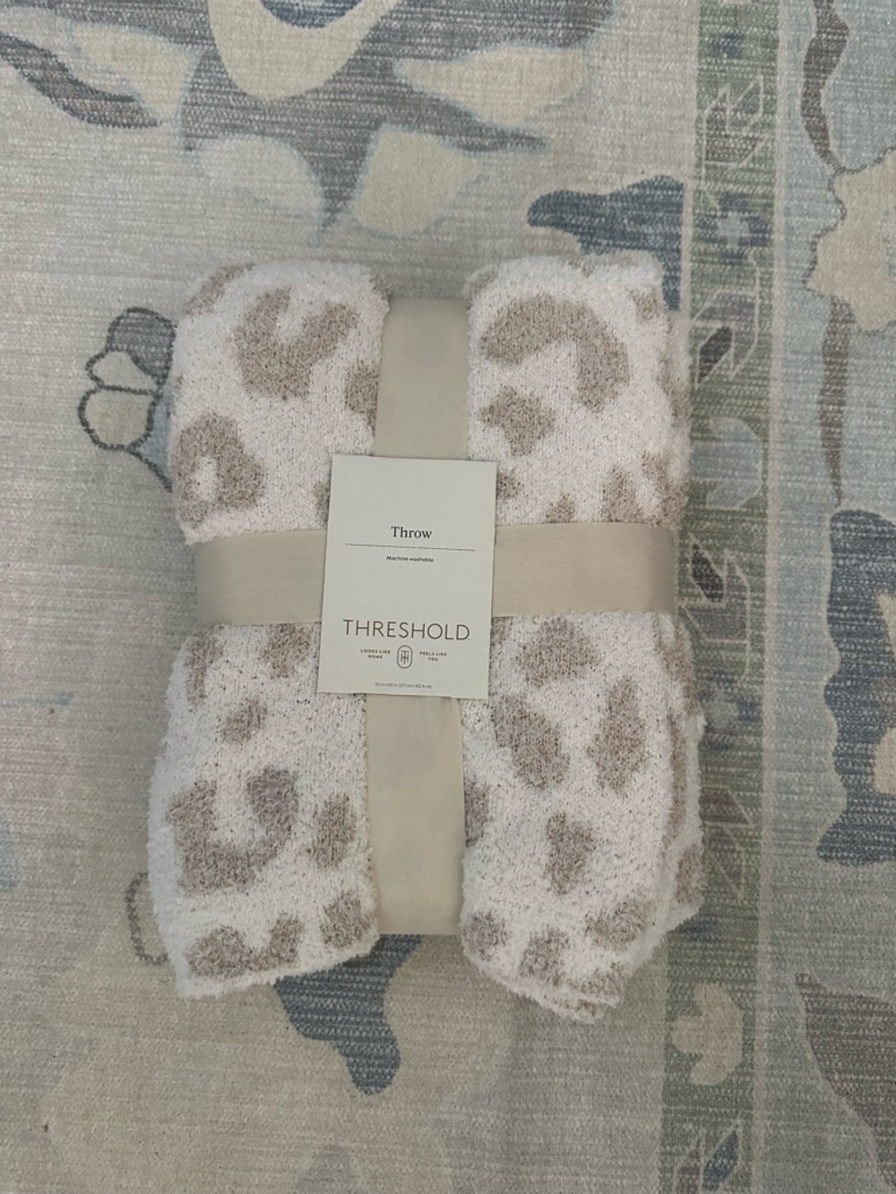 Threshold Leopard Print Blanket